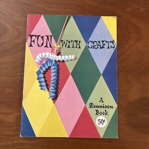 Vintage Fun with Crafts A Dennison Book 1950s Retro Kids Crafts MCM